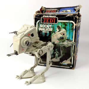 Original Vintage Star Wars Return of the Jedi, Scout Walker Vehicle with Original Box
