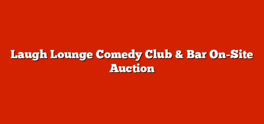 Laugh Lounge Comedy Club & Bar On-Site Auction