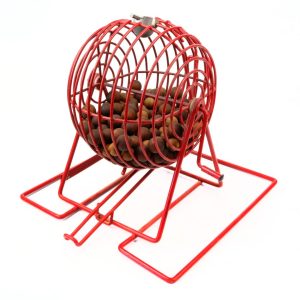 Cool Vintage Bingo Barrel with Wooden Balls