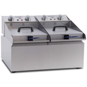 Roband Double 8L Pan 2 Basket Counter Top Frypod Fryer (FR28)