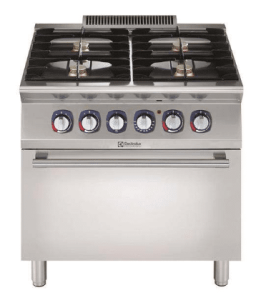 ELECTROLUX PRO 4-Burner Gas Range on Gas Oven - 371168 (E7GCGH4CGA)